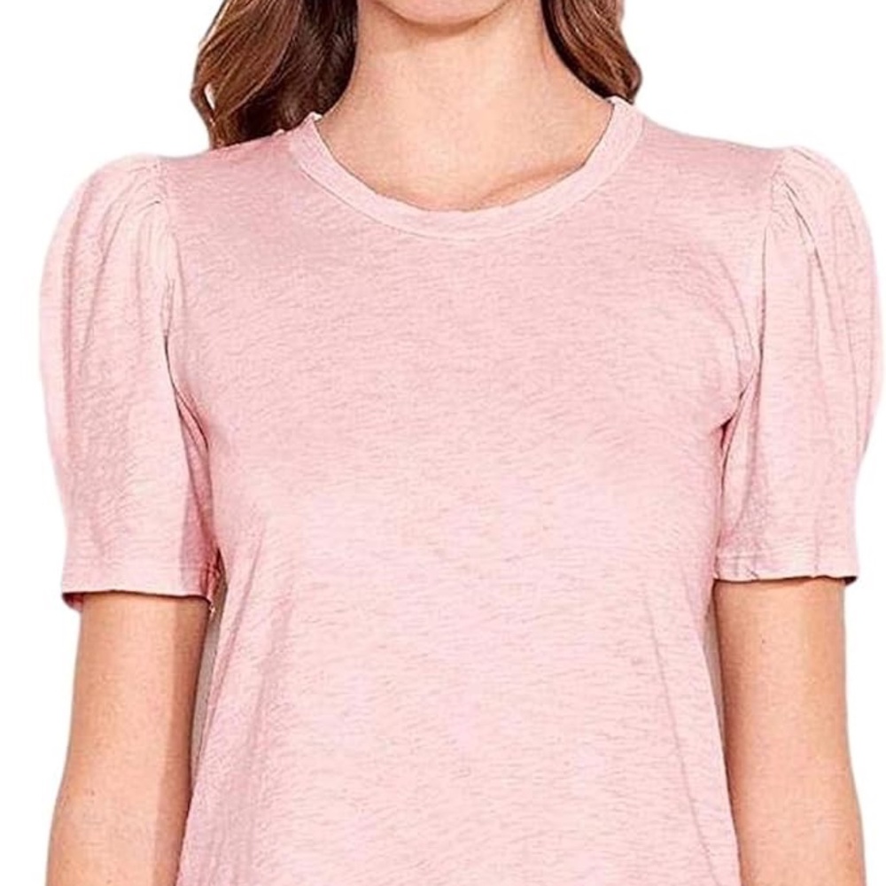 NWT/SEALED SUNDRY PUFF SLEEVE TEE IN LEOPARD, SZ 1